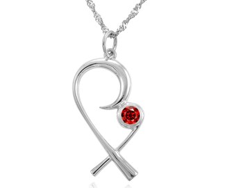 The Mommy-hanger met granaat januari-geboortesteen