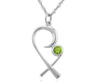 The Mommy-hanger met peridoot August-geboortesteen