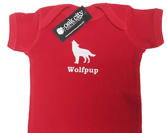 NC North Carolina Baby Wolfpup Outfit.