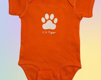 Clemson Tigers baby outfit.