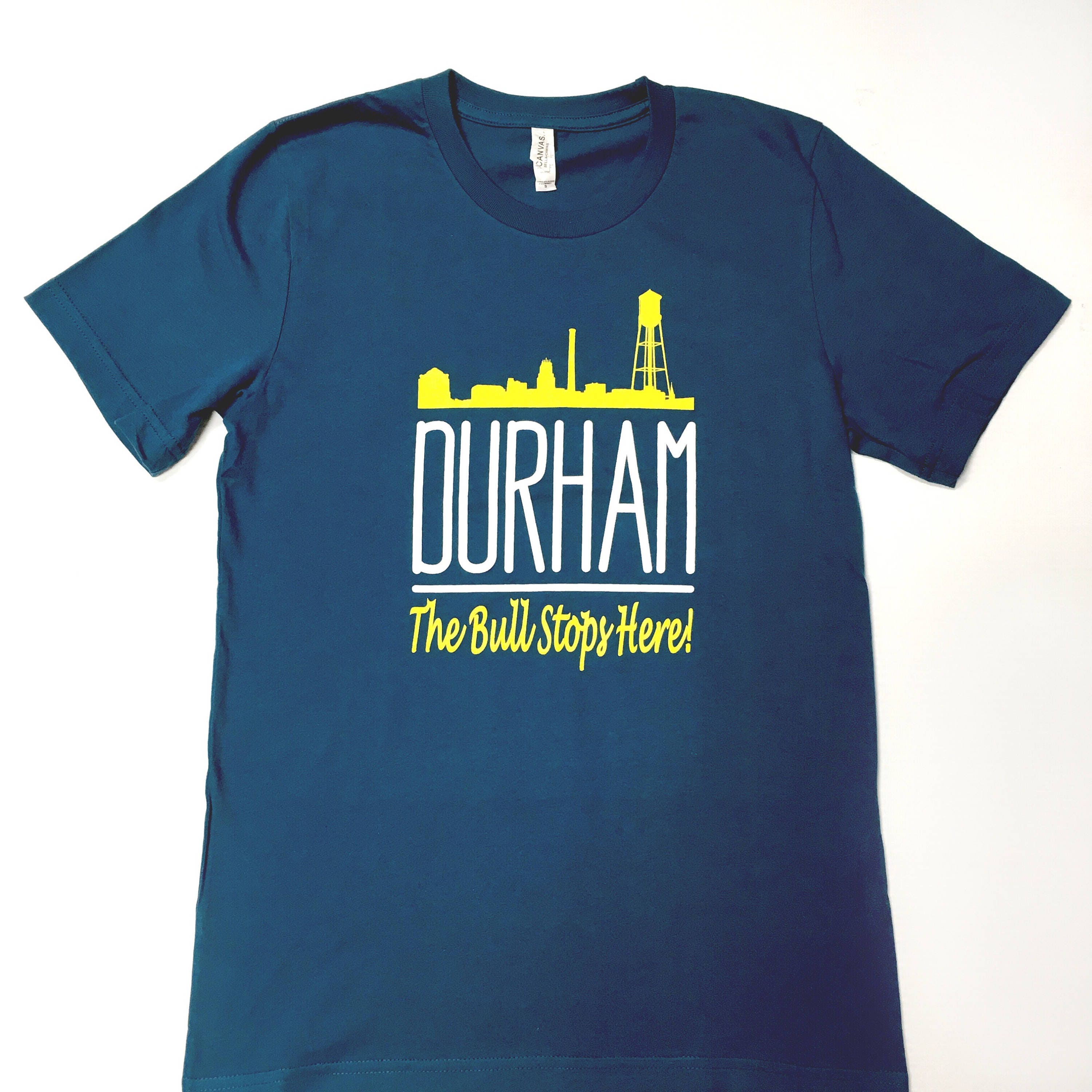 Durham Shirt Durham Skyline Shirt Durham North Carolina | Etsy
