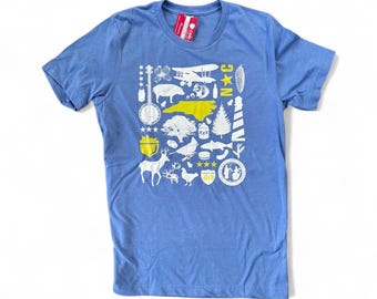 North Carolina Icon State Shirt North Carolina State Shirt NC Icon Shirt NC State Shirt North Carolina Tshirt North Carolina Shirt