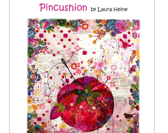 Pincushion Collage Quilt Pattern by Laura Heine for Fiberworks LHFWPINCUS30
