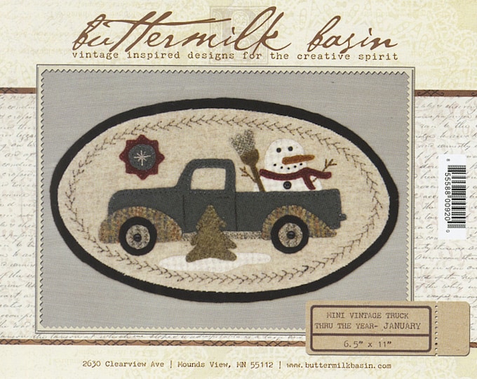 Buttermilk Basin MINI Vintage Truck Patterns Thru The Year 1346 1357