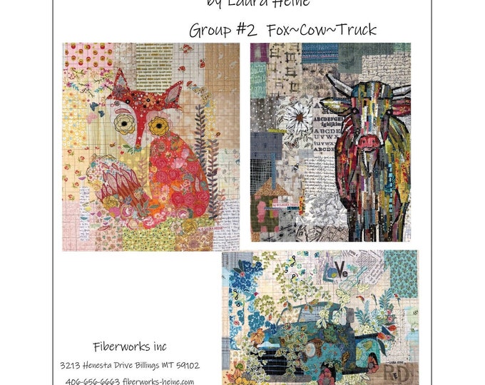 Teeny Tiny Collage #2 Quilt Pattern by Laura Heine for Fiberworks FBWTT2