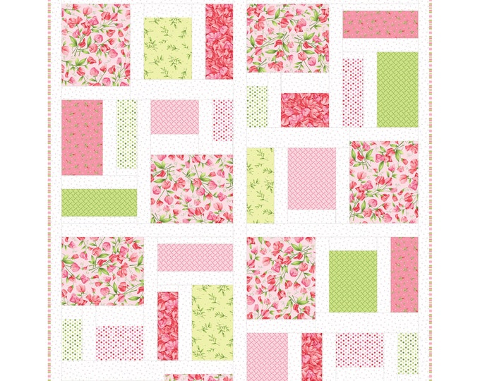 Sweet Pea Flannel Pepperland Quilt Kit by Maywood Studio KIT-MASPEP