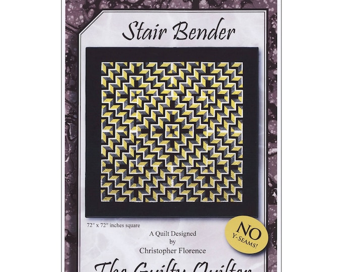 Stair Bender Quilt Pattern - The Guilty Quilter GQU03
