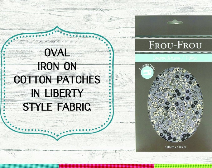 Cotton Iron On Patches // Liberty Style Calico // Frou Frou // Clothworks