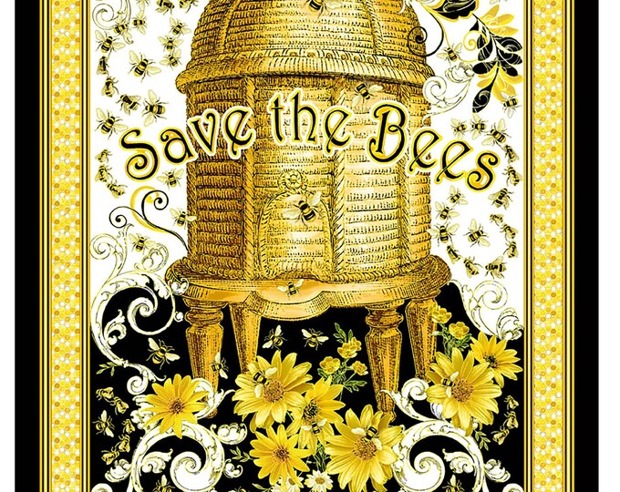 Buzzworthy Metallic 23" Fabric Panel // Kanvas Studio 9967M-12