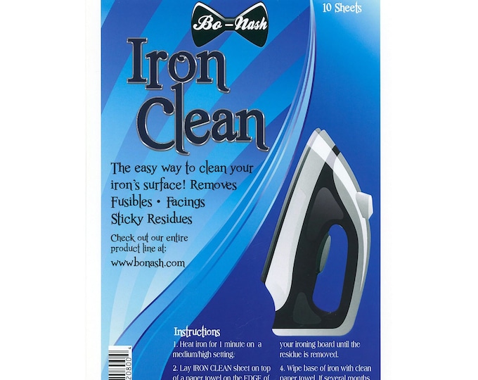Iron Cleaner Cloths by Bo Nash BO5003 // 10 Reusable Cleaning Cloths