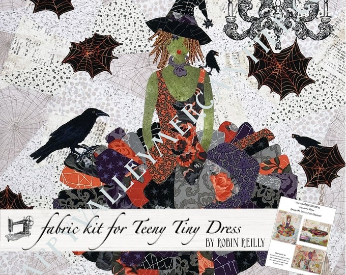 Teeny Tiny Dress Collage Fabric Bundle for Laura Heine's Pattern Teeny Tiny #1 FBWTT1 // Certified Laura Heine Instructor