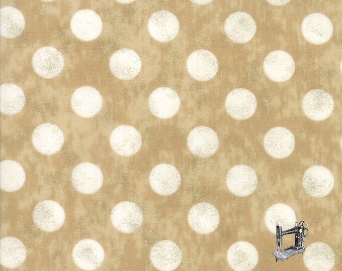 Maven Large Kraft Dots Fabric // BasicGrey // Moda Fabrics 30464 25 by the HALF YARD