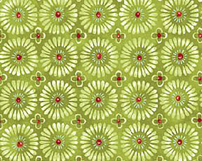 Jingle All the Way Sugar Plums Fabric // Benartex 4521-40 Willow by the HALF YARD