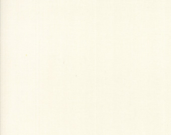 Bella Basic Solid Fabric // Moda Fabrics 9900 182 Porcelain by the HALF YARD