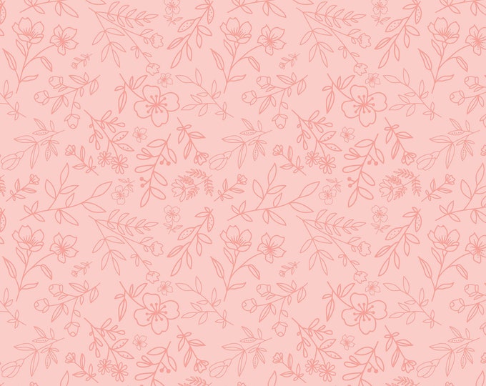 Daisy Mae Sweet Blooms Floral Fabric // Poppie Cotton POCDM20104 by the Half Yard