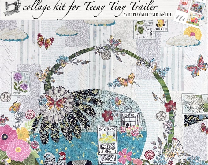Trailer Collage Fabric Bundle for Laura Heine's Teeny Tiny Pattern #3 FBWTT3 // Certified Laura Heine Instructor