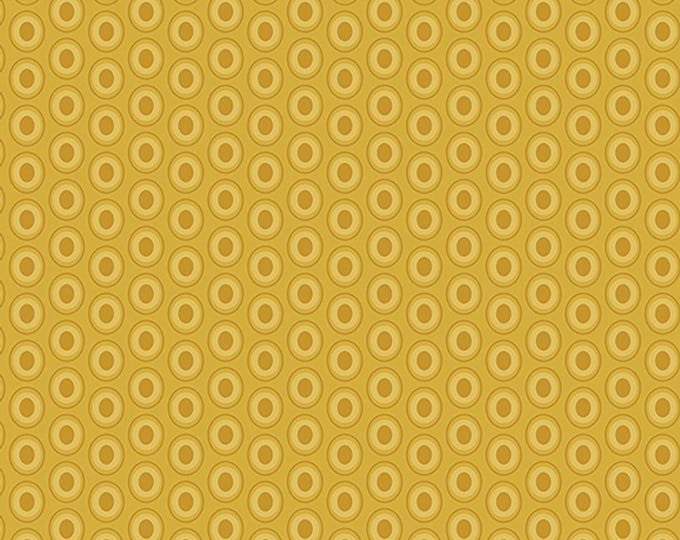 AGF Oval Elements Honey Amber Fabric // Art Gallery OE-942 by the Half Yard
