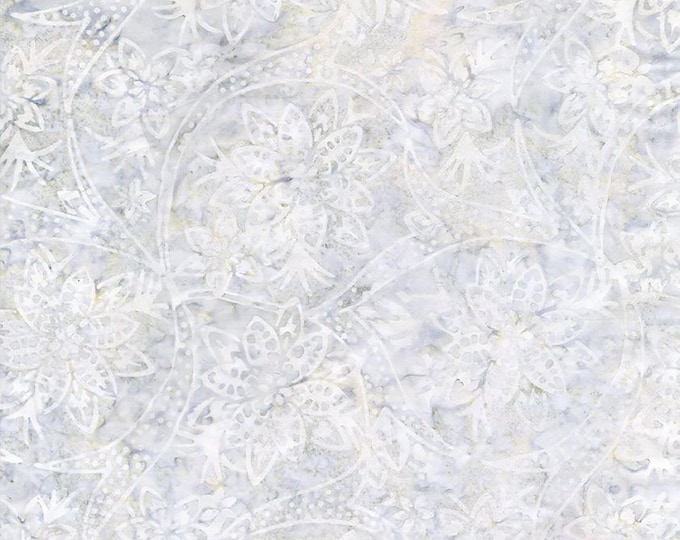 Tonga Holiday Batik Fabric // Timeless Treasures TONGA-B6875 Mist by the Half Yard