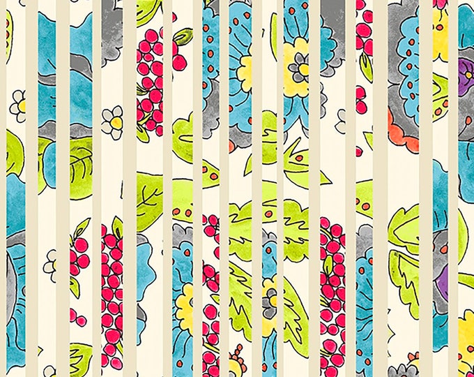 Happy Chance Stripe Fabric // Laura Heine Windham 52692-1 by the Half Yard