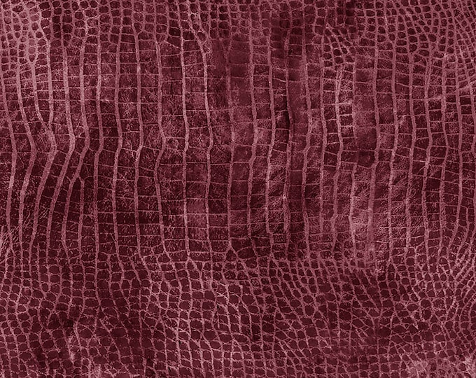 Tim Holtz Worn Croc Fabric // FreeSpirit PWTH020.WILDBERRY by the Half Yard