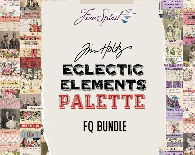 Tim Holtz Multi Palette Fat Quarter Bundle FreeSpirit FB4FQTH.MULTI