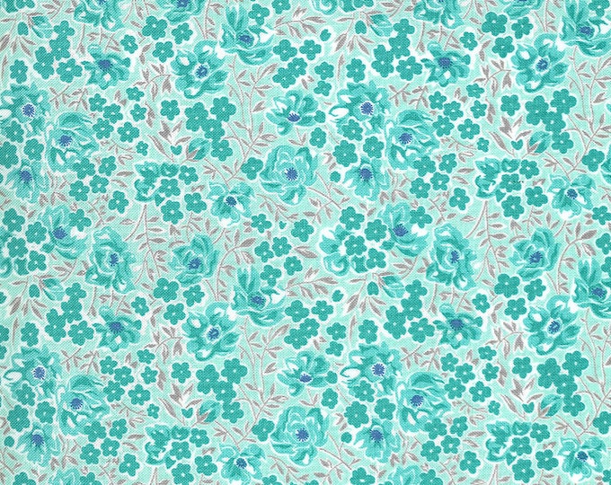 Flowers For Freya Garden Party Fabric Morning Dew // Moda 23332 13 by the Half Yard