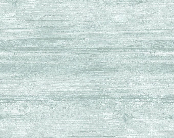 Washed Wood Turquoise Fabric // Contempo 7709-84 by the Half Yard