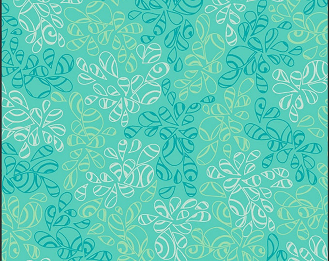 AGF Nature's Elements Fabric Caribbean Blue // Art Gallery NE 118 by the HALF Yard