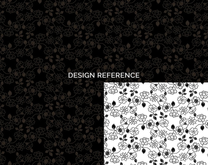 Domino Effect Flowery Blossom Fabric // Kanvas Studio 12417-99 by the Half Yard