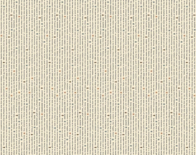 REMNANT 14" BEE Kind Script Fabric // Northcott Studio 23791-11