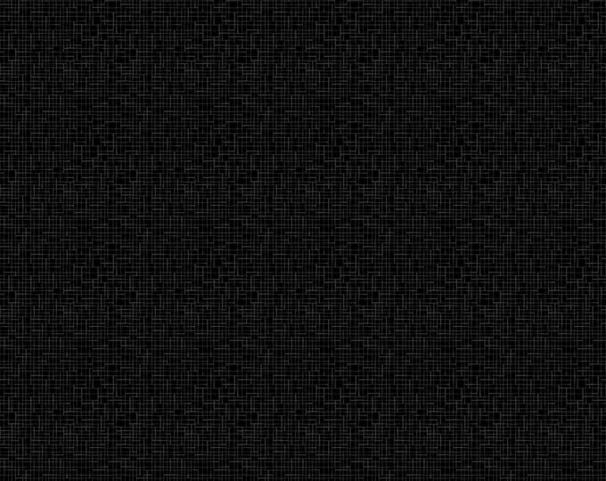 Simply Neutral 2 Grey Black Broken Weave Fabric // Northcott Studio 23917-98 by the HALF YARD