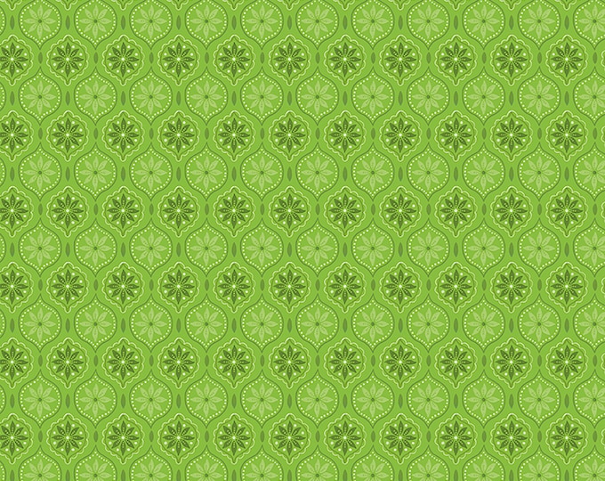 Snowed In Green Medallion Fabric // Riley Blake Designs C10813 by the HALF YARD