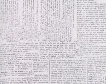 May include: A black and white newspaper article with a headline that reads "Situation Militaire". The article discusses the military situation in Russia and the importance of the navy. The article also mentions the budget for the military.