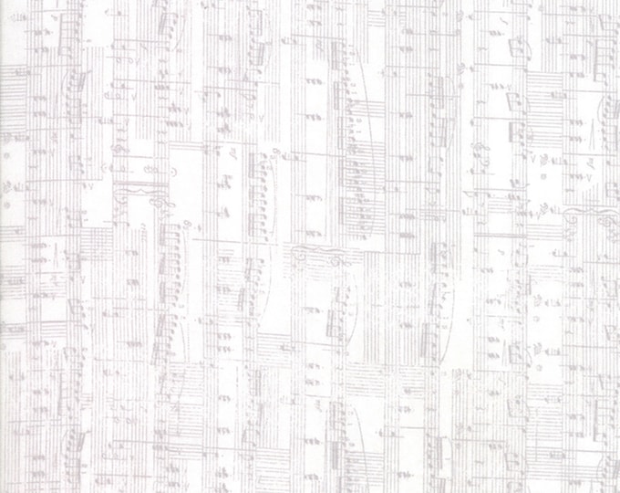 Compositions Notes Fabric // BasicGrey // Moda Fabrics 30452 12 by the HALF YARD