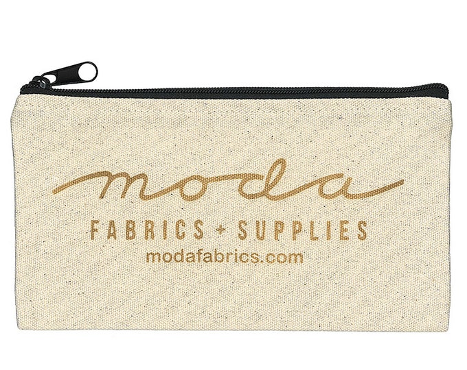Moda Logo Canvas Zipper Pencil Notion Bag FFML Fanatical Fusion