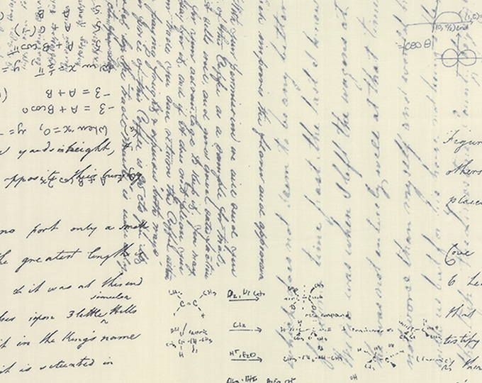 Modern Background Paper Basic Notes Fabric // Zen Chic // Moda 1581 13 by the Half Yard