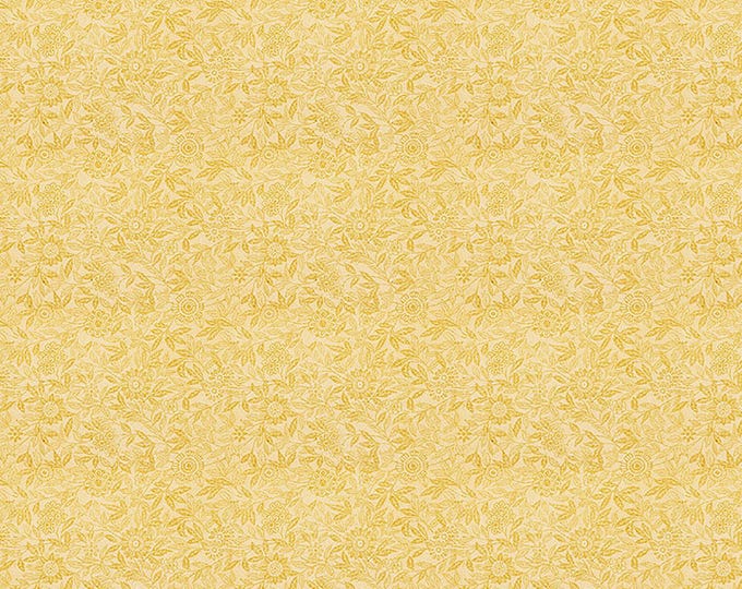 Tim Holtz Yellow Palette Tiny Print Fabric // FreeSpirit PWTH248.YELLOW by the Half Yard