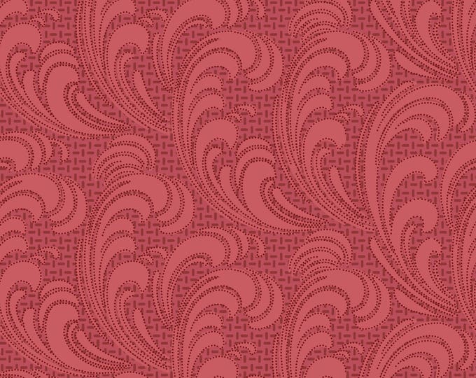 Regent's Park Flourish Fabric // Maywood Studio MAS8168-R by the HALF YARD
