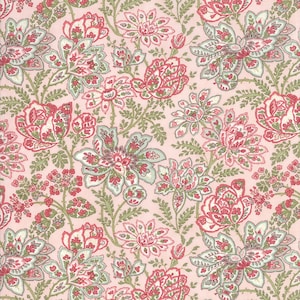 Rue 1800 Madeline Fabric Rose // Moda 44222 12 by the Half Yard