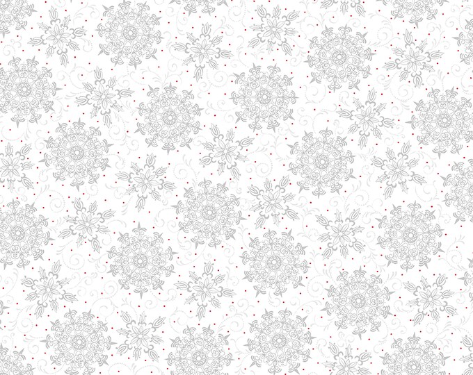 Pretty Poinsettias Fabric // Quilting Treasures 27234-Z by the Half Yard