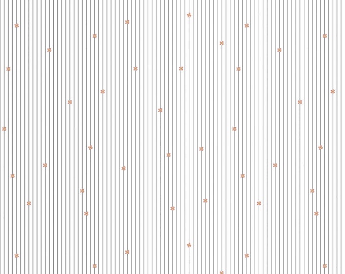 Spotted Stripes White Sparkle Fabric // Riley Blake Designs SC10847-WHITE by the HALF YARD
