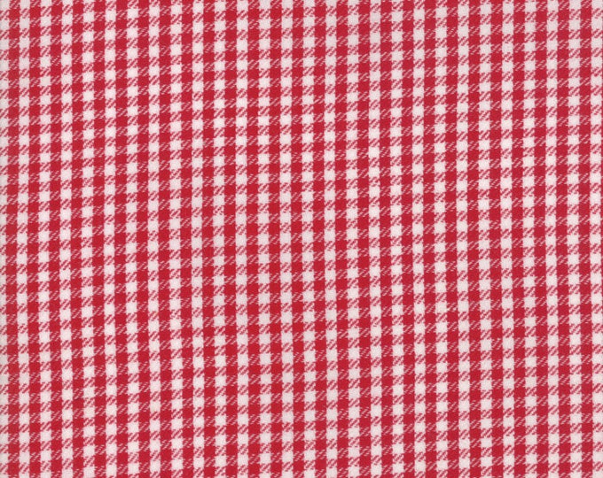Oxford Woven Twill Check Fabric // Sweetwater // Moda Fabrics 5715 14 by the HALF YARD