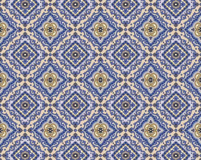 The Drawing Room After Dinner Mint Fabric // Benartex 17009-50 by the Half Yard