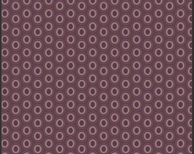 AGF Oval Elements Prune Brown Fabric // Art Gallery OE-915 by the Half Yard