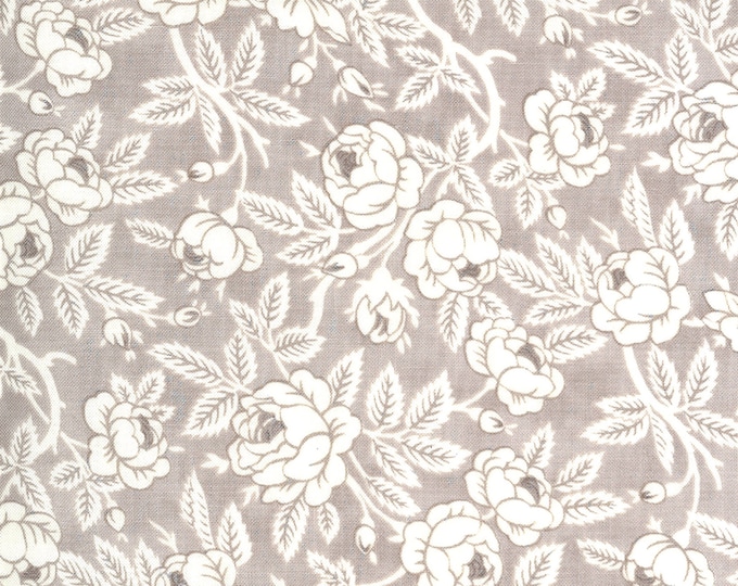Sanctuary Zen Fanciful Fabric // 3 Sisters // Moda 44252 15 Grey by the HALF YARD