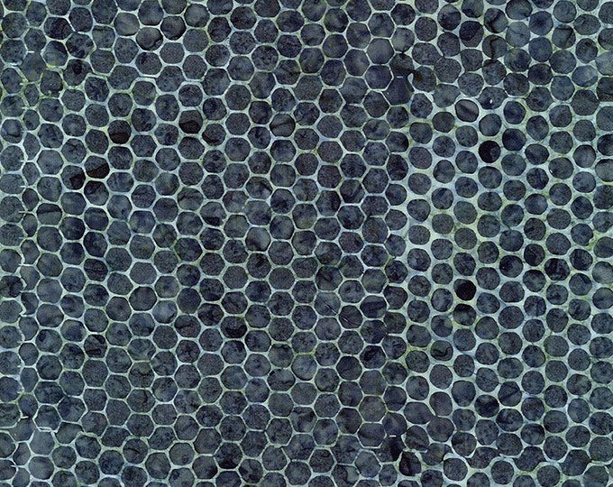Tonga Honeycomb Water Color Circles Batik Fabric // Timeless Treasures B5945 by the Half Yard