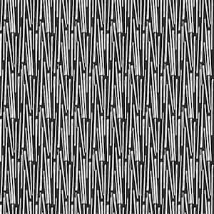 May include: A black and white seamless pattern with a repeating design of thin, white lines on a black background. The lines are arranged in a diagonal pattern, creating a geometric effect.