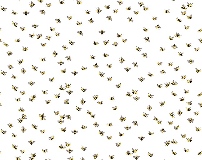 Beautiful Day Bee Fabric // Riley Blake Designs C10693 by the HALF YARD