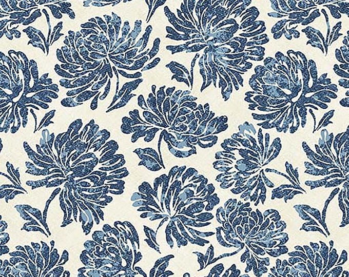 Blue Jean Baby Blues Fabric // Michael Miller DCX10282-CREM-D by the Half Yard