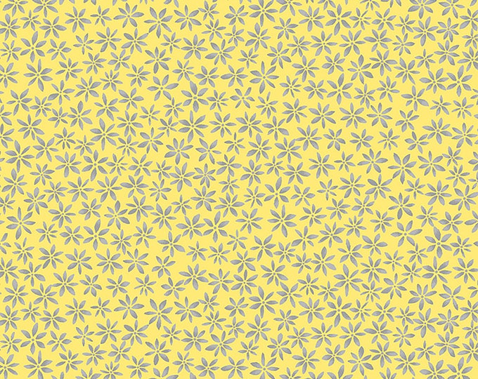 Buttercup Tiny Floral Fabric // Timeless Treasures FLEUR-C1127 by the Half Yard